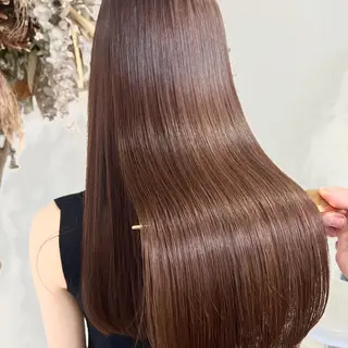 ロング 髪質改善/艶カラー 縮毛矯正/山本由梨のヘアスタイル