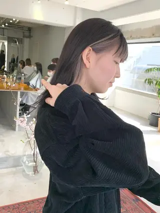 ロング カラー 🌿似合わせ透明感 カラー松本朋幸🌿のヘアスタイル