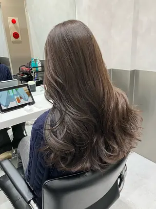 ロング カラー 💖ブリーチなし透明 感💖ASAHIのヘアスタイル