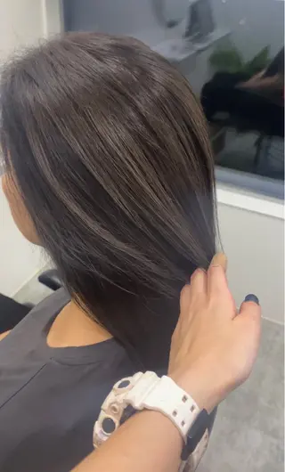 ミディアム キッズ 松林 加菜のヘアスタイル