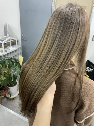 ロング カラー パーマ ヘアアレンジ ネイル キッズ マツエク・マツパ メンズ カラー特化サロン Eir心斎橋のヘアスタイル