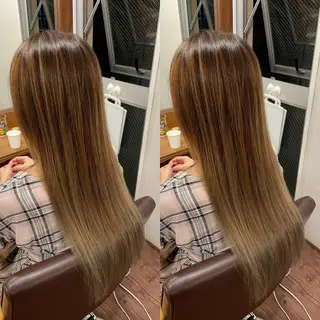 ロング 加藤 泰輔のヘアスタイル