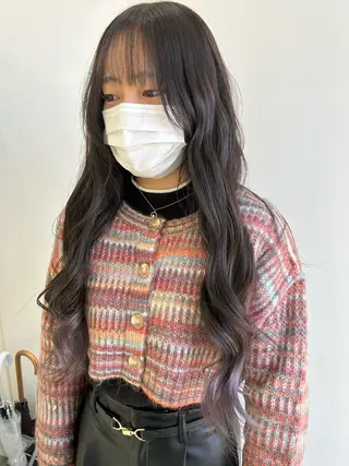 カラー 🤍垢抜け♡透明感 カラーmoeka🤍のヘアスタイル
