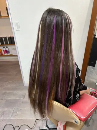 ロング キッズ 🌈アイスアウト🌈 Mahoのヘアスタイル
