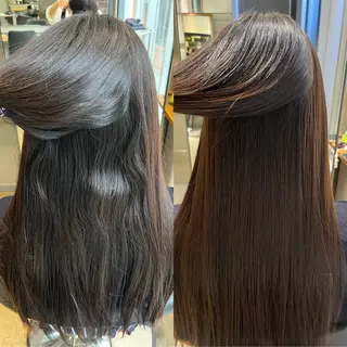 パーマ hinaru ．のヘアスタイル