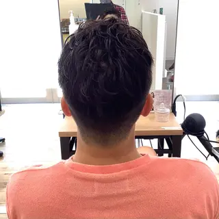 ショート パーマ メンズ エイジングケア特化 美容師✂️山崎竜二のヘアスタイル