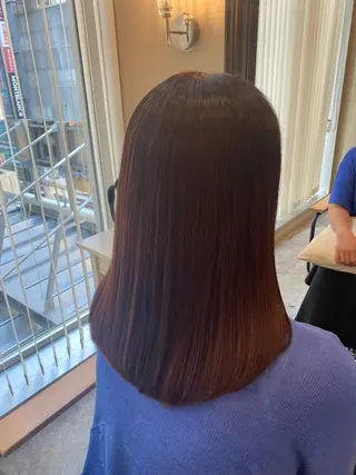 ミディアム 🎀クロスパーマ/ ボブ🎀MOMONAのヘアスタイル