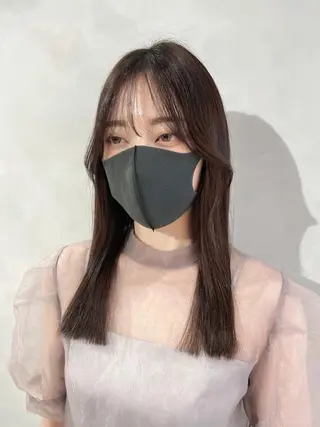 セミロング ❤︎︎韓国ヘア❤︎︎ 𝑺𝒉𝒊𝒉𝒐のヘアスタイル