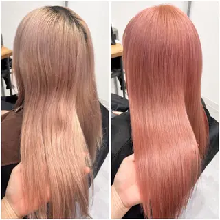 セミロング カラー MAKO ❤️🔥NEXTのヘアスタイル