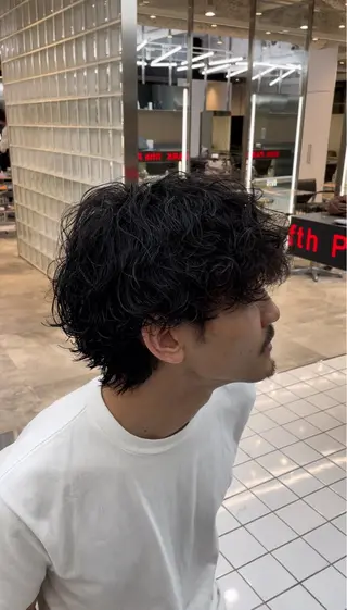 パーマ メンズ fifth 阿部楓のヘアスタイル