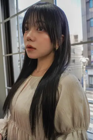 ロング カラー レイヤー／似合わせ TAKUYAのヘアスタイル