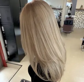 セミロング 中嶋 颯和のヘアスタイル