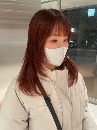 セミロング MAYU /ナチュラルヘア🌷のヘアスタイル