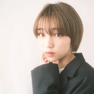 ショート カラー パーマ ショートボブ髪質改善 縮毛矯正のプロ山道潤のヘアスタイル