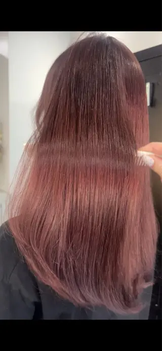 ロング カラー ロングカット/ うる艶カラー/ユイのヘアスタイル