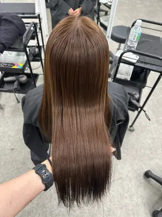 カラー 透ける透明感カラー 🎀anju/渋谷のヘアスタイル