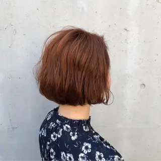 ミディアム カラー ヘアアレンジ 酸性縮毛矯正🧴韓国 レイヤー/髪質改善のヘアスタイル