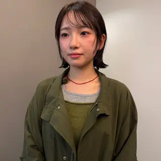 ショート カラー パーマ/透明感カラー 元町🌱takutoのヘアスタイル