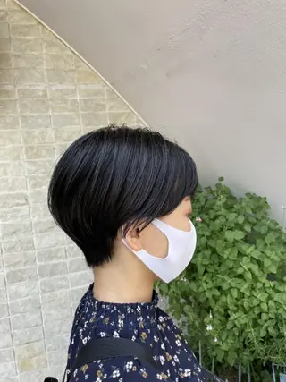 ショート 髪質改善/白髪ぼかし SHIONのヘアスタイル