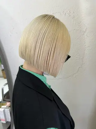 ショート カラー 💎美髪矯正特化💎 ハルヒコのヘアスタイル