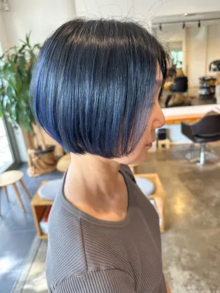 ショート カラー レイヤー/ナチュラル 💐nao.のヘアスタイル