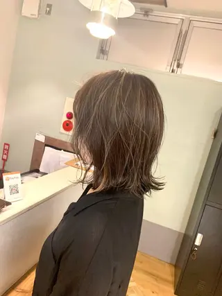 ミディアム rinrin 天文館のヘアスタイル