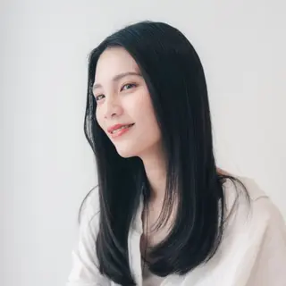 セミロング 縮毛矯正/髪質改善 主税巧一のヘアスタイル