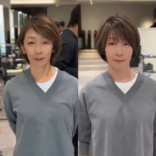 ショート ✨大人ショート特化 /カットモデル/銀座のヘアスタイル