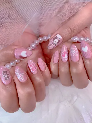 ネイル 3Dアートネイル💗 都築レナのネイルデザイン