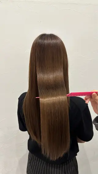 ロング 暖色🍇/透明感/ 髪質改善/YUIKOのヘアスタイル