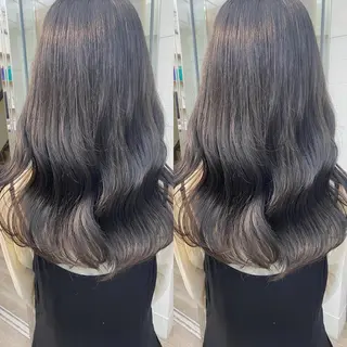 ロング カラー ☀️透明感color KURO☀️のヘアスタイル