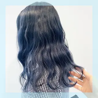 セミロング カラー ヘアアレンジ 🫧柔色/トレンド カラー/川辺晴加のヘアスタイル