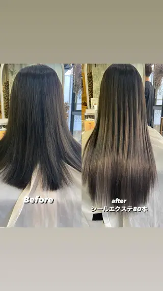 ミディアム カラー 松尾太樹 【pia】福岡美容室のヘアスタイル