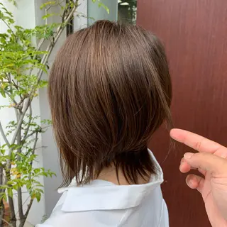 セミロング 仁和山 健汰のヘアスタイル