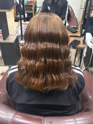 ミディアム カラー Rio /eMu☆･:*のヘアスタイル