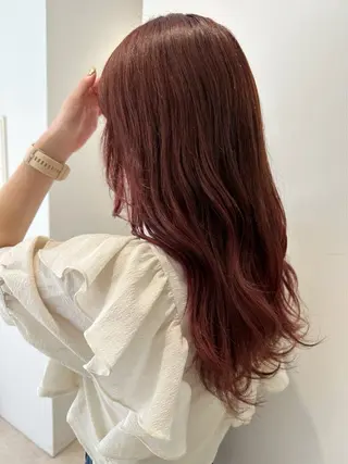 ロング カラー ヘアアレンジ 越後 遥/ 透明感カラー🪞🤍のヘアスタイル