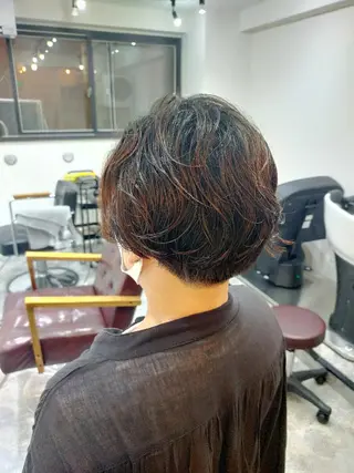 ショート カラー キッズ 水素トリートメント／ 髪質改善/ナカノメのヘアスタイル
