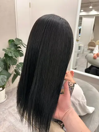 ロング ボブ、レイヤー、 ハイトーン、古淵のヘアスタイル