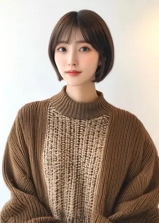 ショート 美髪×縮毛矯正 水上真由美😘のヘアスタイル