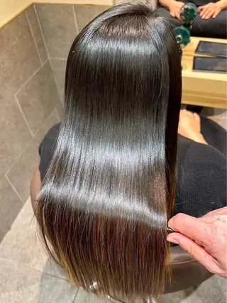 ロング [自由が丘]ハヤカワ /縮毛矯正/髪質改善のヘアスタイル