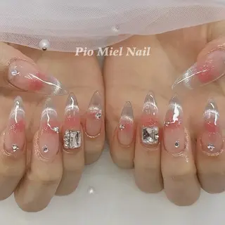 ネイル HANA 長さだしのネイルデザイン