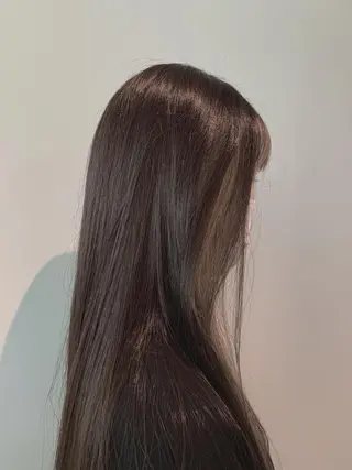 ミディアム カラー 髪と心を整える美容師 透明感カラー/ボブのヘアスタイル