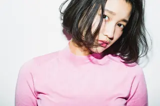 ミディアム カラー パーマ マツエク・マツパ 水口 英里のヘアスタイル