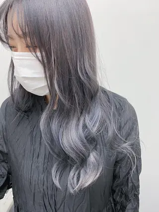 ロング カラー 横浜🍒ルーツカラー エクステ/RIEのヘアスタイル