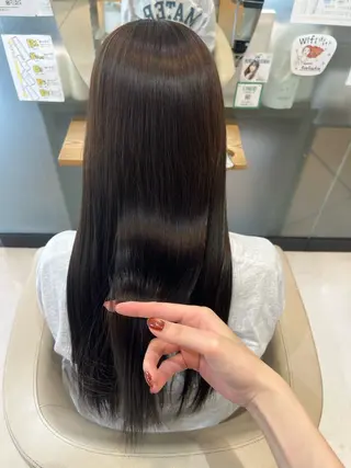 ロング 野村 奈里亜のヘアスタイル