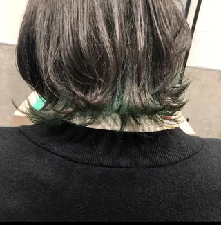ミディアム カラー パーマ ヘアアレンジ メンズ キッズ stylist 🌸 kana.のヘアスタイル