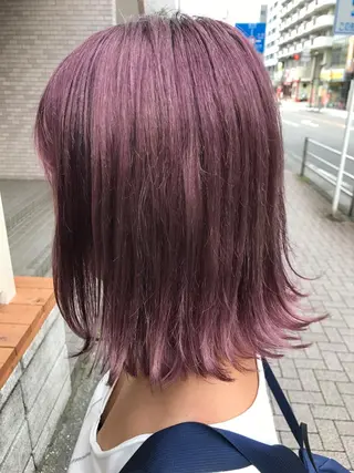 ミディアム カラー 平尾 拓也のヘアスタイル