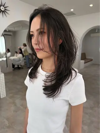 ロング 古堅 一正のヘアスタイル