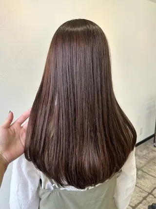 セミロング カラー 山本 純大のヘアスタイル