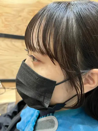 ショート カラー パーマ ヘアアレンジ メンズ キッズ ネイル マツエク・マツパ アイブロウ 久木原 ゆりのヘアスタイル